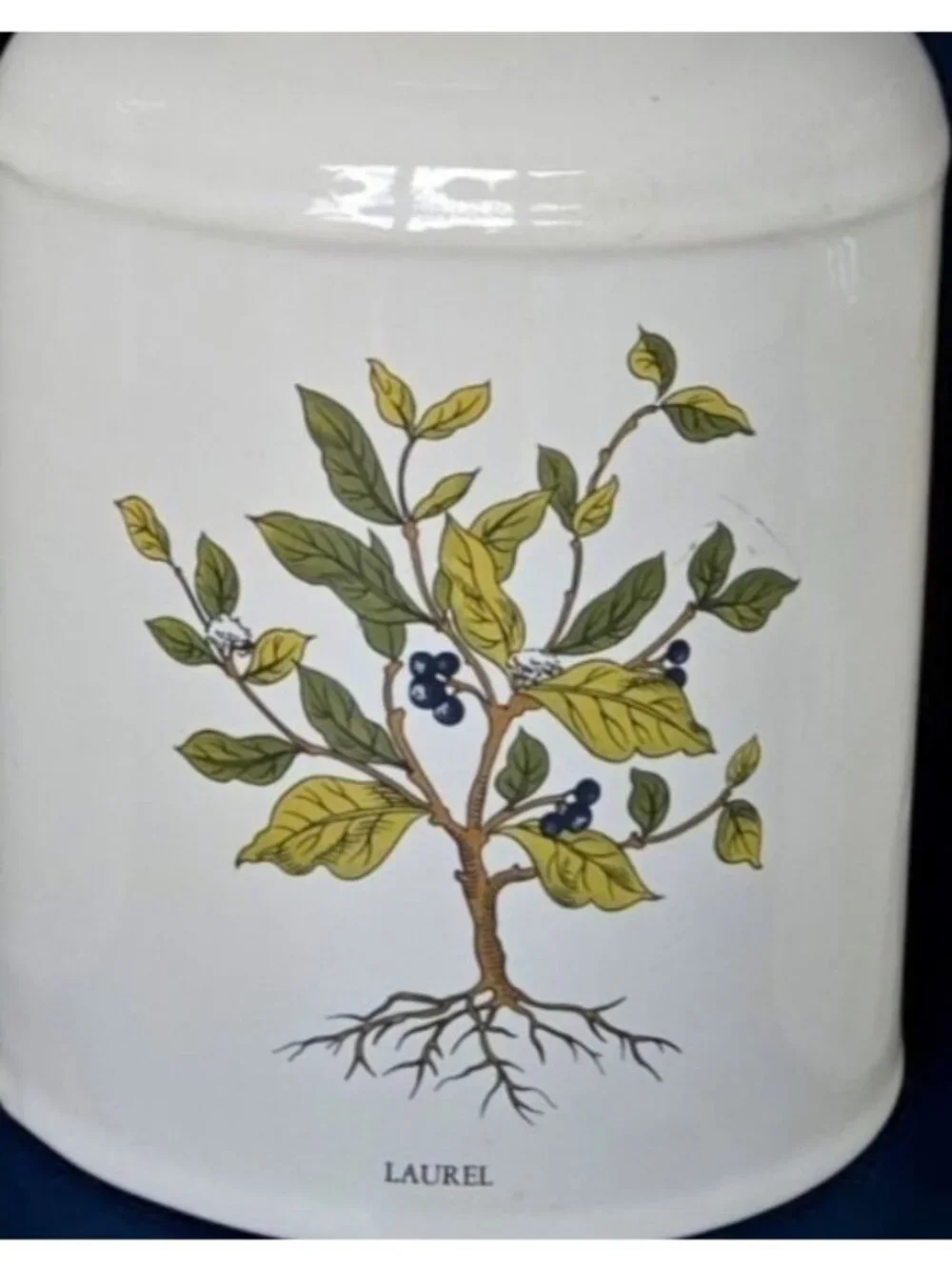 MCCOY Milk Jug Canister Set - Rosemary Laurel Thyme herb theme - floral Kitchen